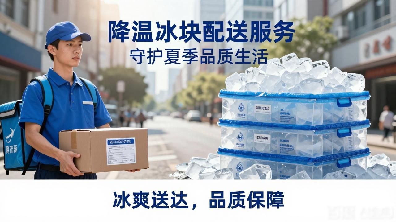 降温冰块配送服务 守护宣城夏季品质生活
